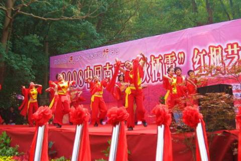 中国南京第八届“秋栖霞”红枫节组图